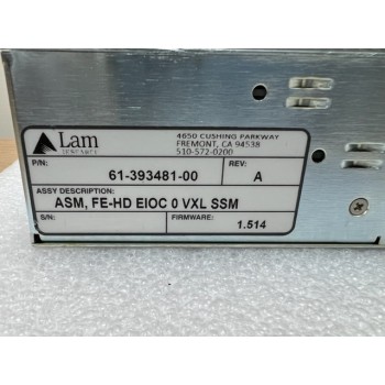 Lam Research 61-393481-00 ASM FE-HD EIOC 0 VXL SSM Controller